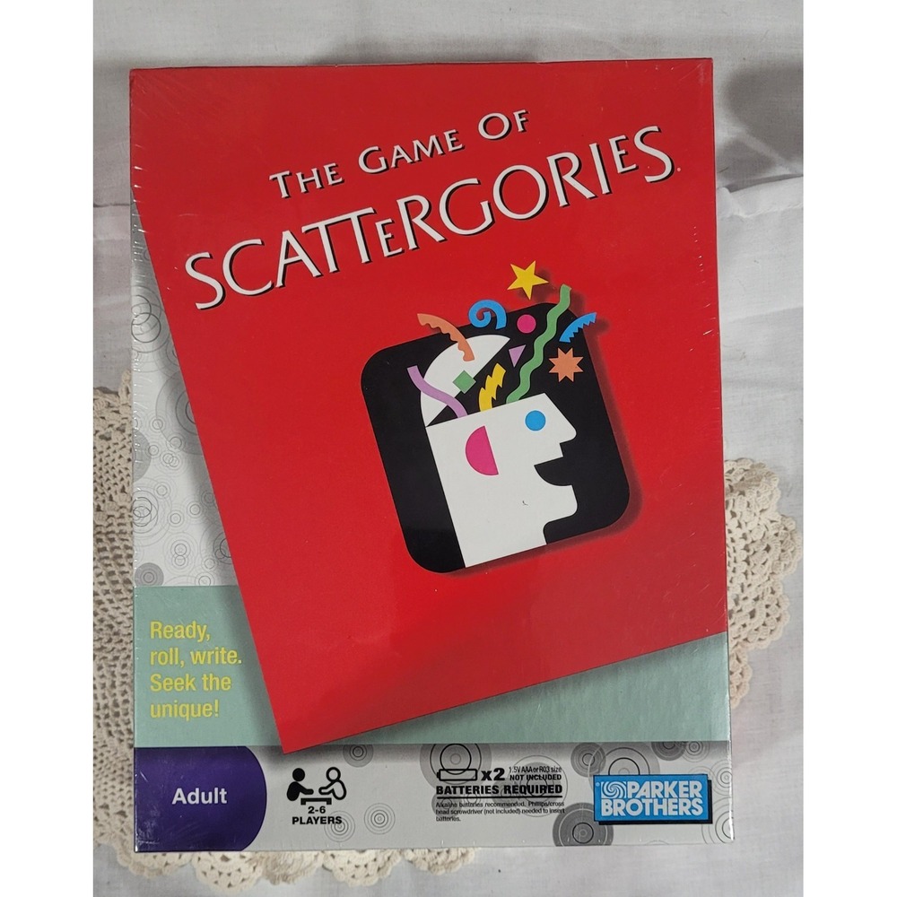 Game of Scattergories 2009 Parker Brothers 05721 for Adults NEW SEALED
